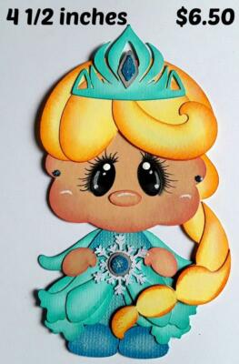 DISNEY ELSA 3D die cut paper piecing for scrapbook pages by Rhonda | eBay