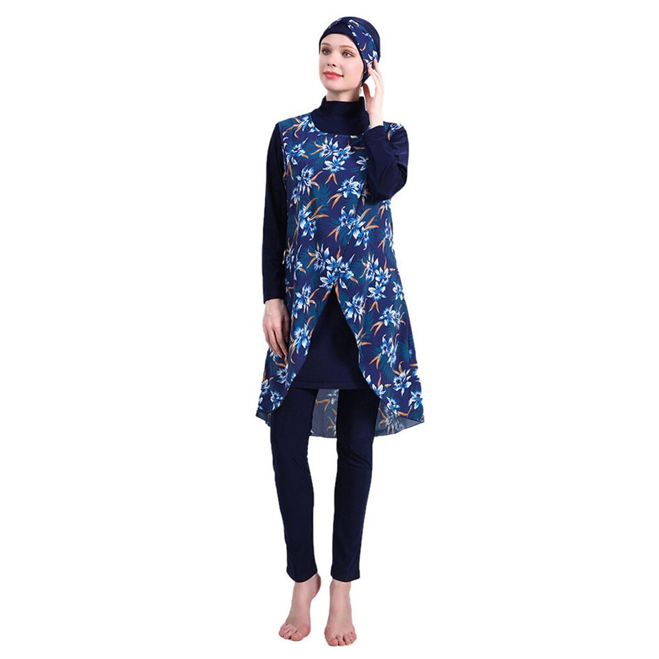 SOLID MUSLIN OVERALL SHORTIE OCEAN main image 1