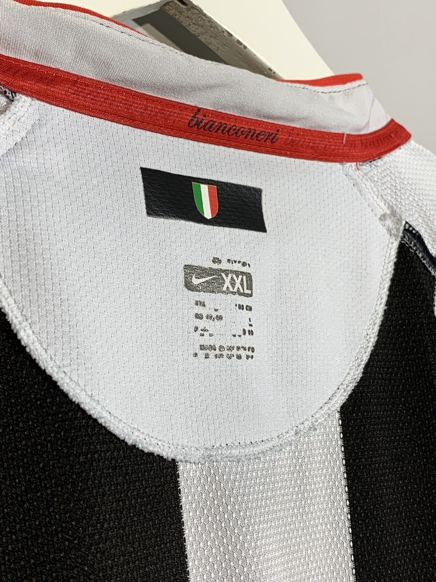 Juventus Nike 2007/08 Y2k Streetwear Football Shirt Soccer Jersey