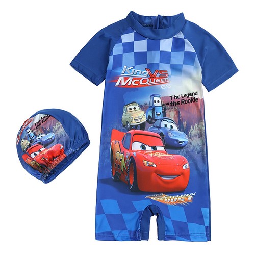 Boy Girl Swimsuit Swimwear Kids Cartoon One Piece/Swimming Costume/Swim Shorts- - Picture 40 of 59