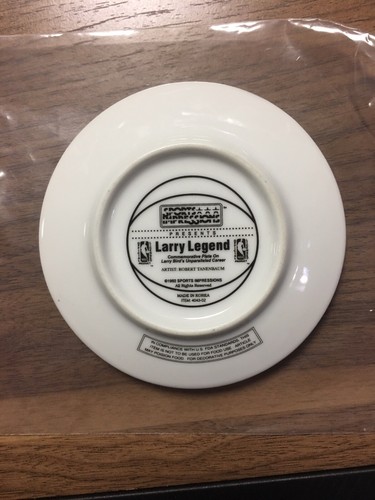 LARRY BIRD GOLD PLATED MINI PLATE . Sports Impressions - Picture 3 of 3