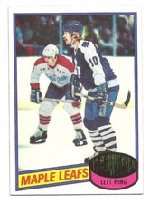 1980-81 Topps Hockey Toronto Maple Leafs John Anderson Rookie Card #79. rookie card picture