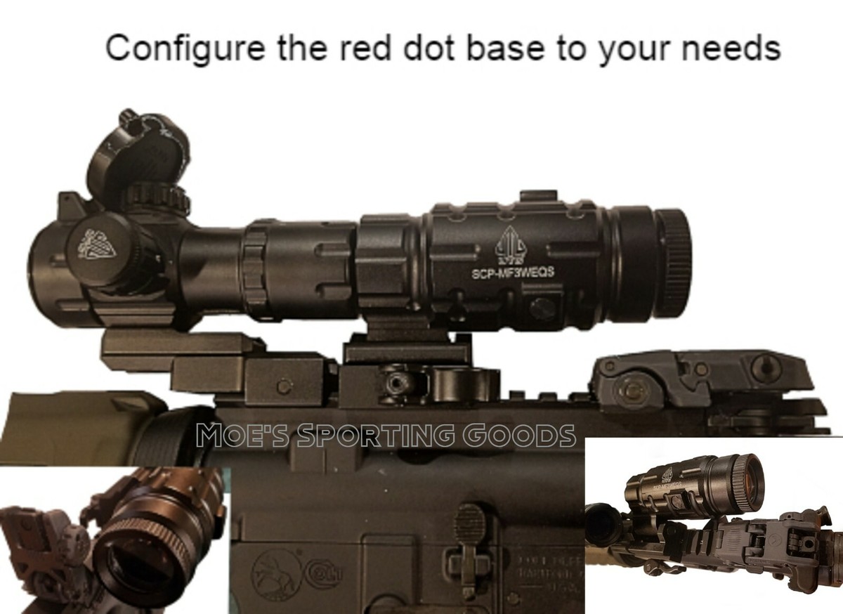 Red Dot Scope with 3x Flip to Side Magnifier Combo - UTG