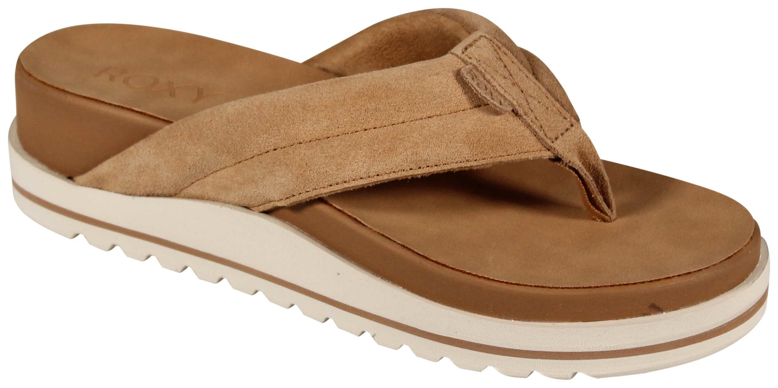 Кожаные сандалии Roxy Thessa коричневый новинка 10790₽