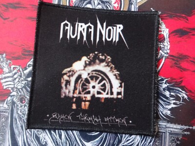 Aura Noir Patch Black Death Thrash Metal Midnight