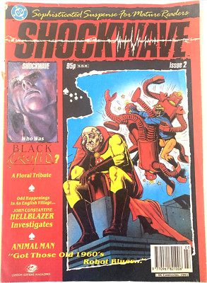 SHOCKWAVE. NUMBER 2. DC COMICS MAGAZINE. MATURE READERS. 1991.  FN+.