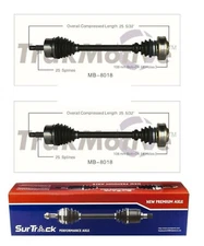 For Mercedes 300CE 300D 300E C230 C280 Pair of Rear CV Axle Shafts SurTrack Set