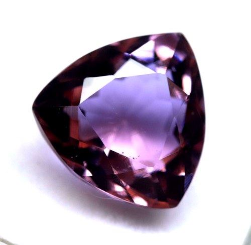 AAA + 9.50 Ct Certified Rare Natural Alexandrite Trillion Cut Loose Gemstone - Picture 5 of 8