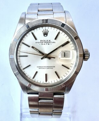 ROLEX ROLEX DATE Automatic 34mm Steel Watch Oyster Bracelet