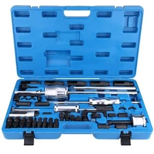 40Pcs Common Rail Diesel Injector Extractor Puller Set Injection Tool Kit,Sli...