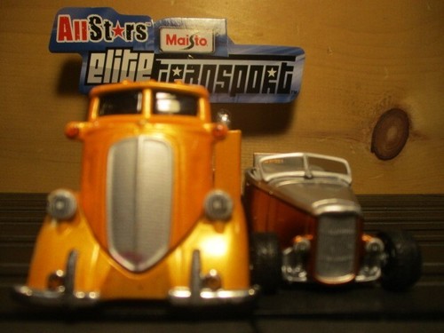 HO 1:64 Metal Body Slot Car Custom Metal Body 2 Slotcars MAISTO FLATBED 32 ROADS - Picture 17 of 24