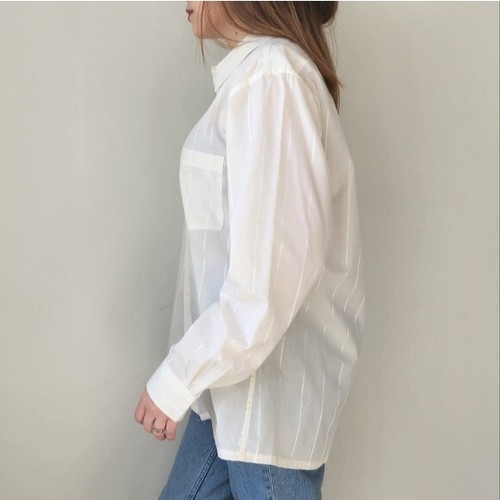 VINTAGE John Henry Athletic Fit White Dress Shirt Collared Button Down 16 1/2 - Picture 5 of 12
