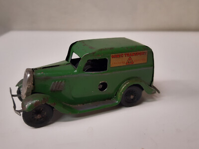 Automobile van transport mécanique en tôle MINIC-TRIANG (années 1930