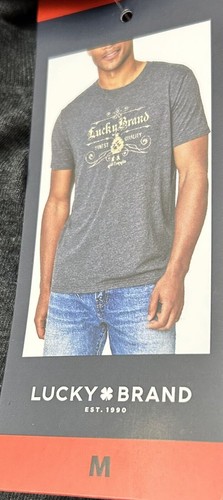 Lucky Brand Men's Graphic Tee Cotton Blend Shirt - Picture 26 of 48