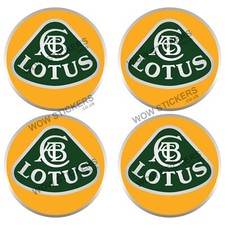 Car sticker x4 Lotus 75x75mm decals Car bumper window panel tool box truck