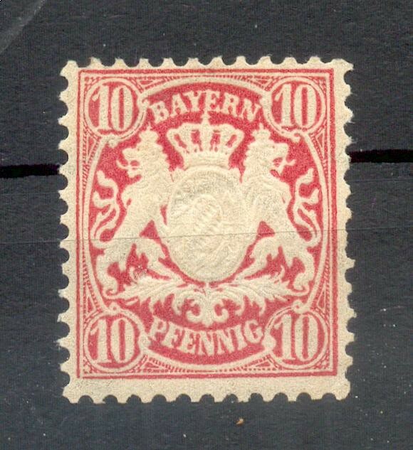 Bayern 39B Half Tooth, Otherwise * MH BPP 240EUR (Z2267