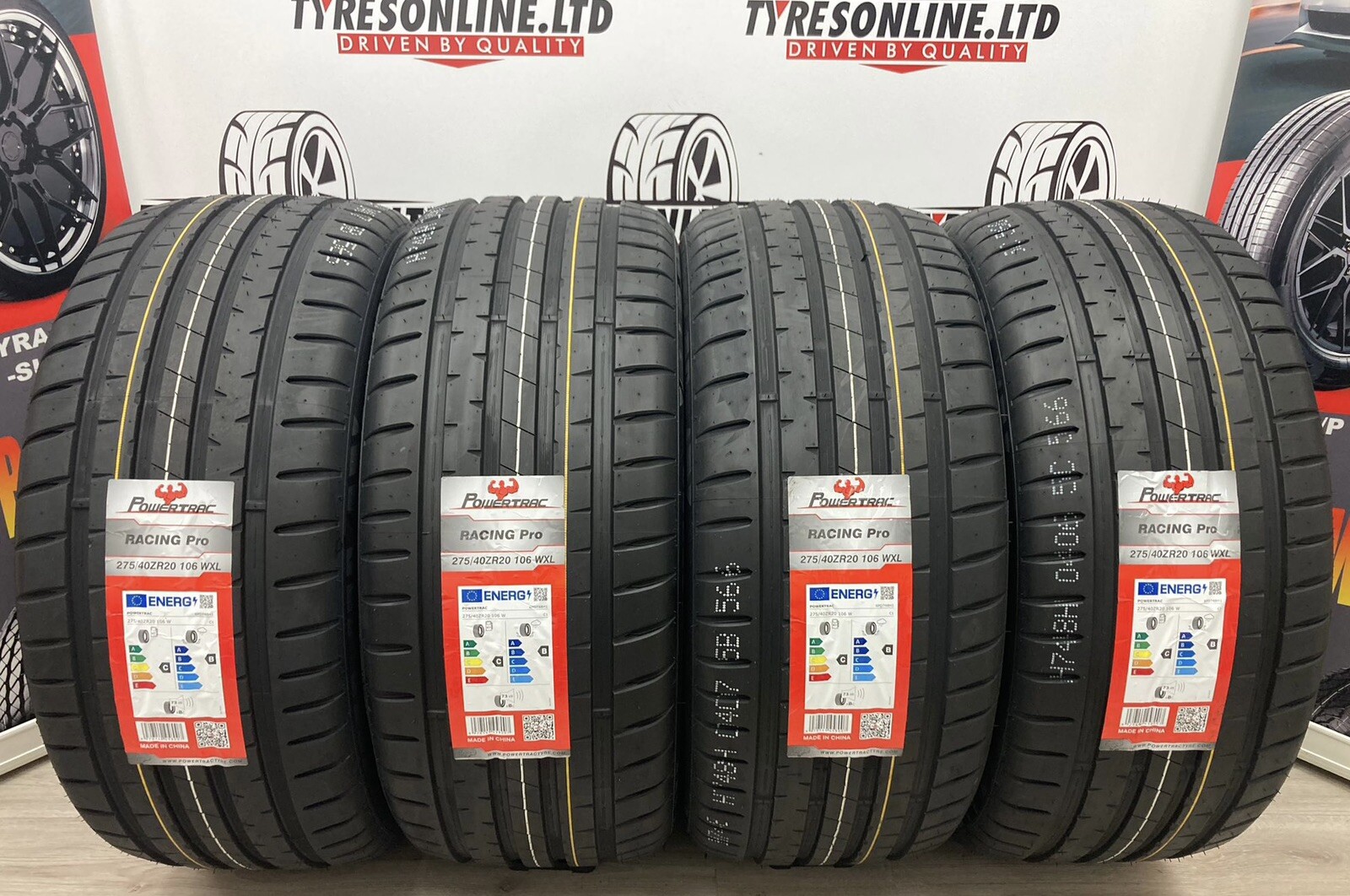 4 X 275 40 20 POWERTRAC 275/40R20 106W XL NEW TYRES M+S AMAZING C B ...