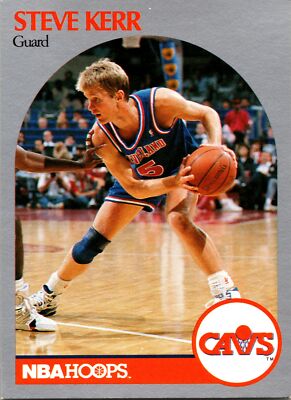 1990 Hoops Team Night Cleveland Cavaliers Steve Kerr #NNO Cleveland Cavaliers