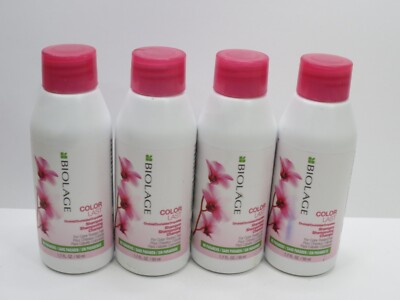 BIOLAGE COLOR LAST ORCHID SHAMPOO FOR COLOR-TREATED HAIR 1.7 OZ (LOT OF 4)