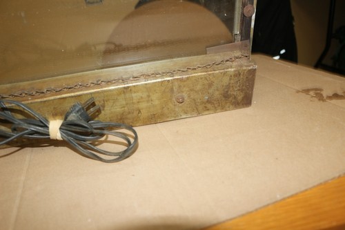 Vintage 1940's Metal & Glass Lighted Restaurant 21" Counter Display Neon Sign - Picture 10 of 11