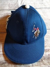 US POLO ASSN BLUE Hat KIDS Flat Brim Adjustable Association