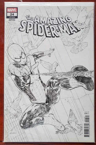 Amazing Spider-Man #24 (825) Print run Variant Edition-Joe Quesada Sketch Cover