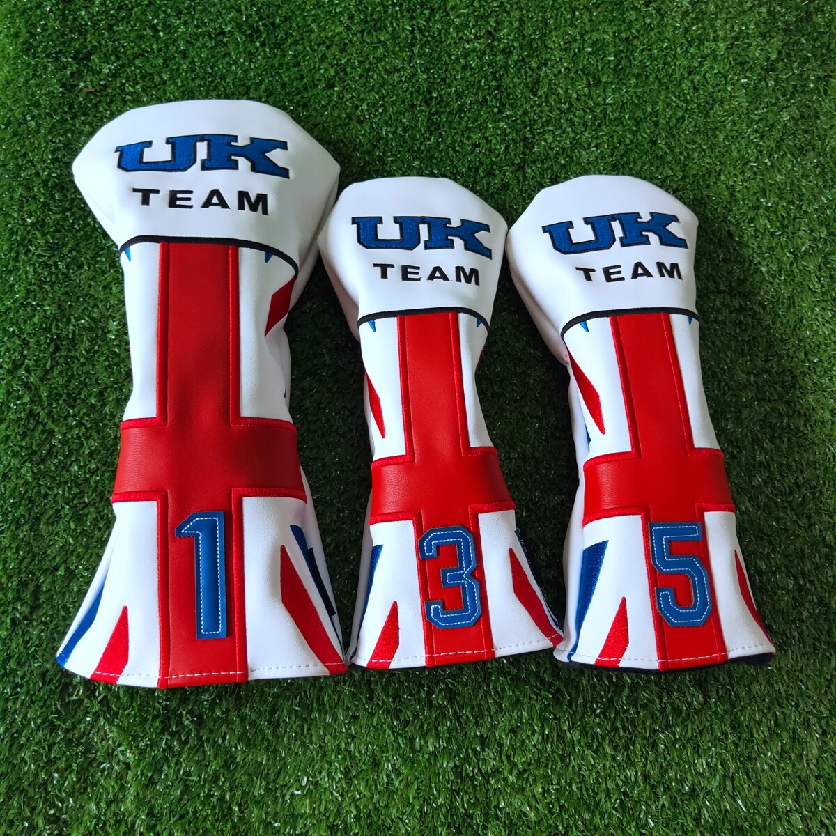 Golf Builder UK Team Driver Headcover FW Fairway Hybrid Cover for