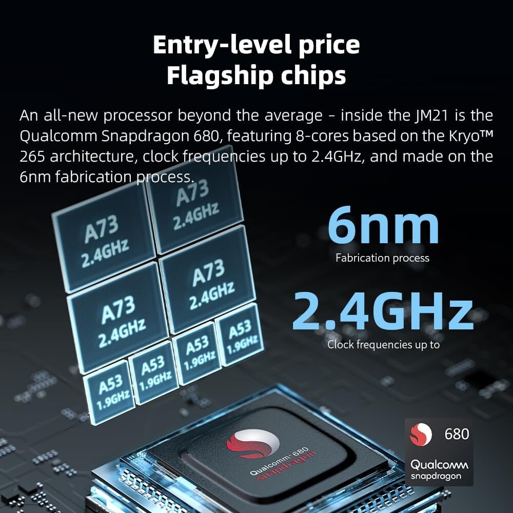 FiiO JM21 Android 13 Hi-Res Music Player MP3 with Snapdragon 680