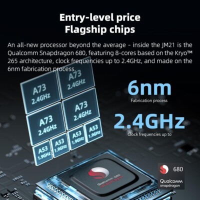 FiiO JM21 Android 13 Hi-Res Music Player MP3 with Snapdragon 680