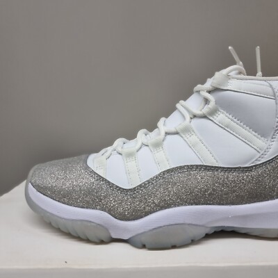 silver glitter jordans