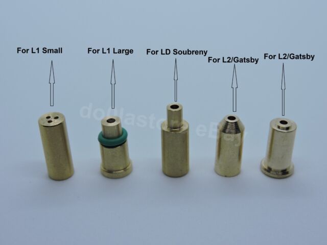 For All S.T Dupont lighters 5pcs different style reusable gas refill adapters