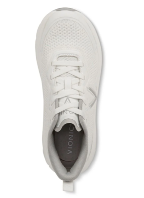 Vionic Walk Max White Knit Lace-up Sneaker Men