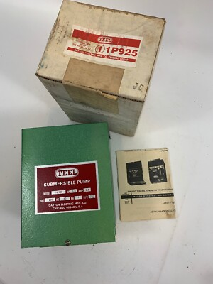 #ad Teel Control Box 1P925 3 4 HP 230V $59.89