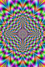 Psychodelic Pulse Poster 24x36