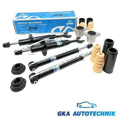 4x STOßDÄMPFER GAS DOMLAGER PROTECTION-KIT VORNE HINTEN FÜR AUDI A3 A6 PASSAT 3B