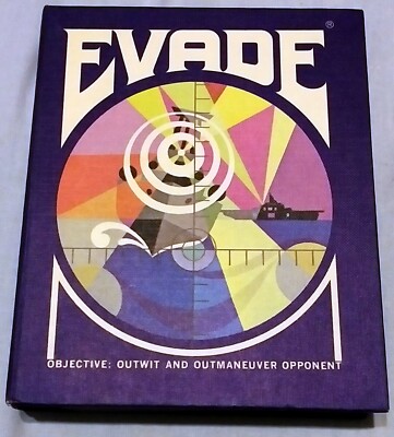 RARE VINTAGE - EVADE - 2 PERSON TABLE  GAME 1971 3M COMPANY - USA