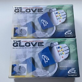 4 New Sealed Power Glove Nintendo 64 N64 Controller Reality Quest Super Rare NES