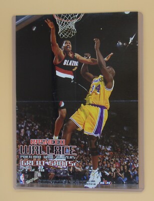 1997-98 Hoops Great Shots Mini Posters Basketball 5