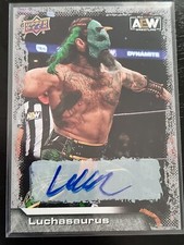 2022 AEW Luchasaurus Base AUTO Trading Card Upper Deck #89817