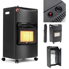 4.2kw Portable Gas Cabinet Heater Home Office Calor Butane With Hose & Regulator