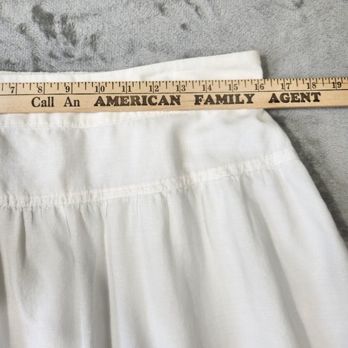 American Eagle White Mini Skirt Womens L Lace Boho Chic Flirty Summer Preppy - Picture 6 of 7