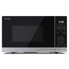 Sharp YC-PS254AU-S 25L 900w Solo Microwave – Silver 10 Power Levels & YCPS254AUS