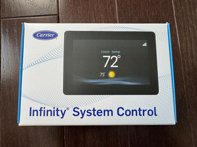 Carrier Infinity System Control - Smart Thermostat - SYSTXCCITC01-C Black