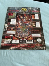 Data East JURASSIC PARK Pinball Flyer NOS 1992
