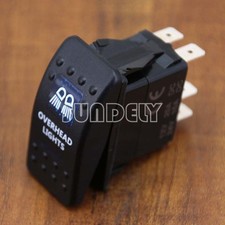 Overhead Lights NARVA ARB STYLE BACKLIT 5-pin Symbol CARLING 12V ON/OFF BLUE Led