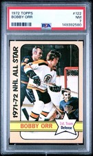 1972 TOPPS #122 BOBBY ORR PSA 7