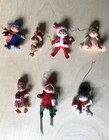 Annalee Mobilitte Dolls Inc. Lot of Seven Christmas Tree Ornaments 3-5 Inches — photo 1