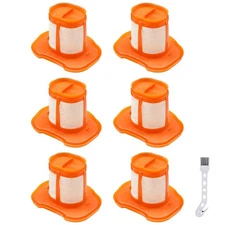 6 Pack HHVKF10 Replacement Filters Fit for Black and Decker Handheld Vacuum F...