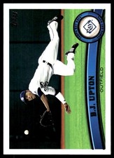 B.J. Upton 2011 Topps #556 Tampa Bay Rays MLB READ FREE SHIPPING AutographDen
