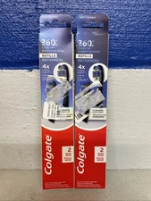 Colgate 360 Floss Tip 2 Pack Replacement Toothbrush Heads Refills Lot Of 2 New
